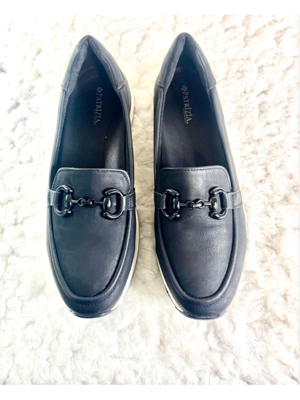 Patrizia Annaliese black leather loafer by Spring Step Women Size 42/10.5 US